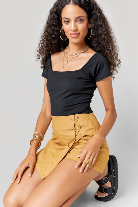 Cassundra Side Wrap Skort