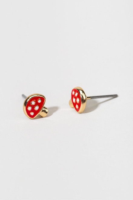 Hello Franki Mushroom Stud Earrings for girls