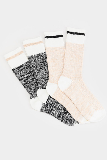 Anya Two Tone Sock Set