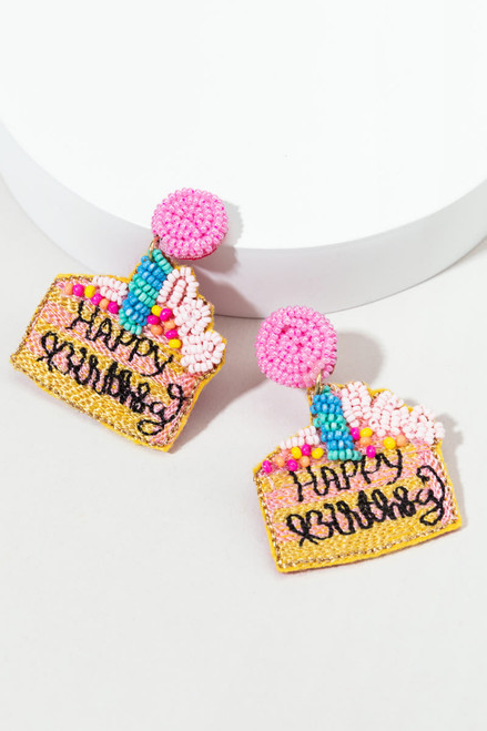 Birthday Cake Earrings