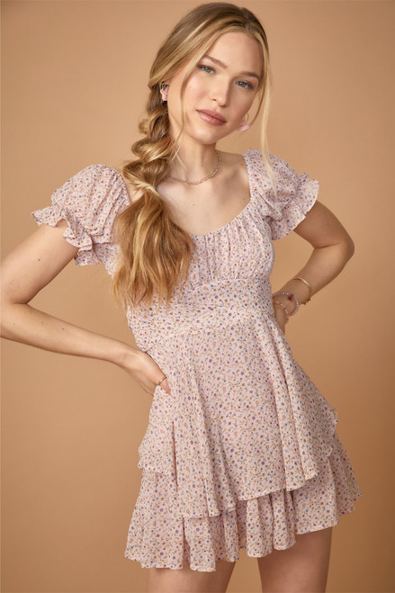 Shelly Ditsy Floral Romper