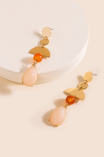 Melody Geometric Drop Earrings