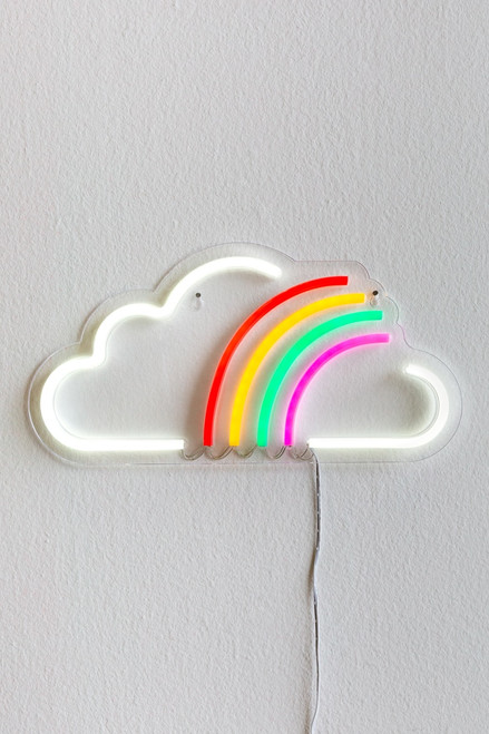 Neon Rainbow Cloud Wall Light