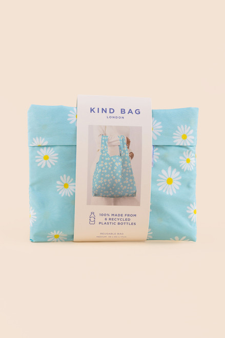 KIND BAG London Blue Daisy Recycled Reusable Tote