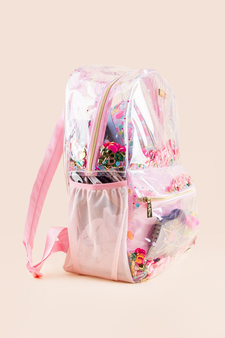 Packed Party® Clear Glitter Backpack