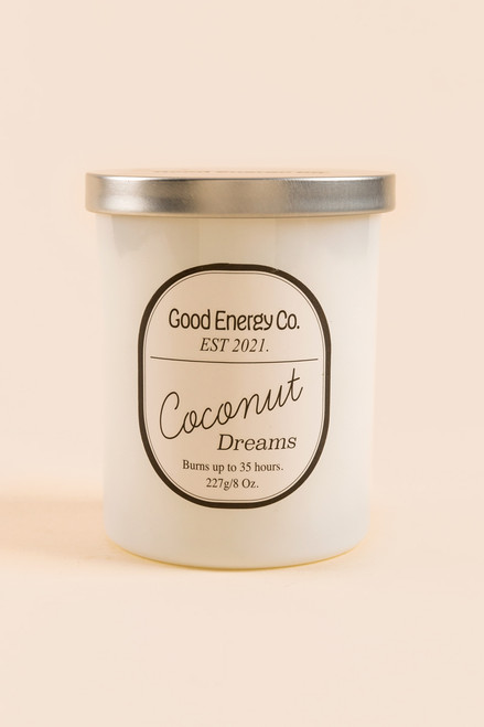 Good Energy Co Coconut Dreams Candle 8oz