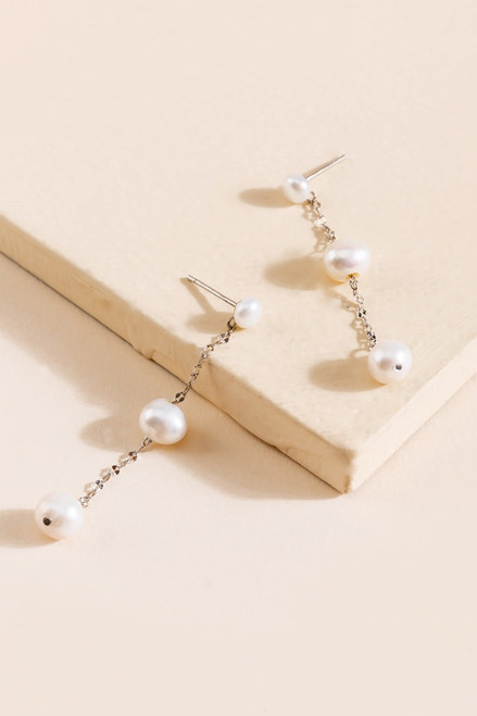 Alina Fresh Water Pearl Drop Earrings