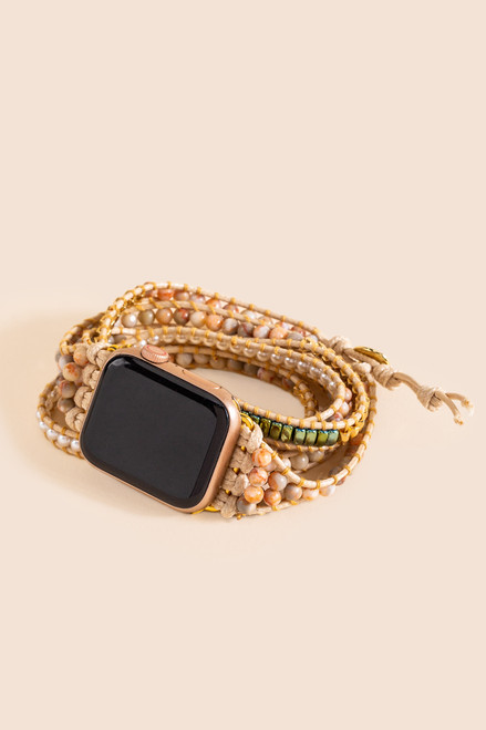 Chloe Beaded Wrap Watch Band