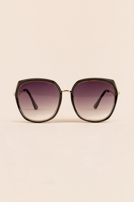 Amy Square Opaque Lens Sunglasses