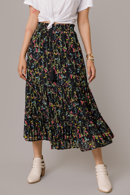 Christel Floral Maxi Skirt