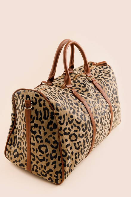 Tali Leopard Printed Weekender