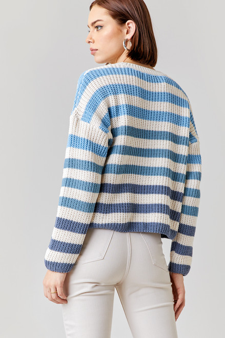 Ginnie Ombre Striped Sweater