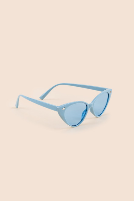 Hayley Slim Cat Eye Sunglasses