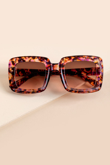 Dianne Chunky Square Sunglasses