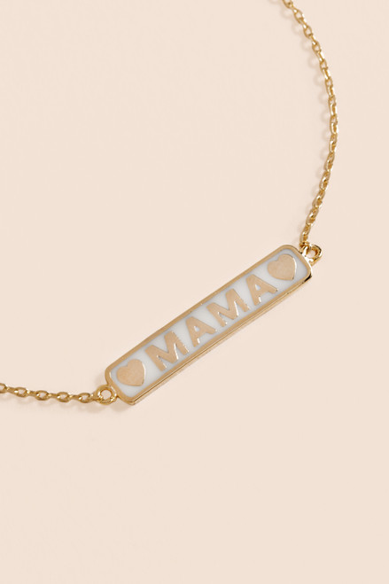 Mama Plated Bracelet