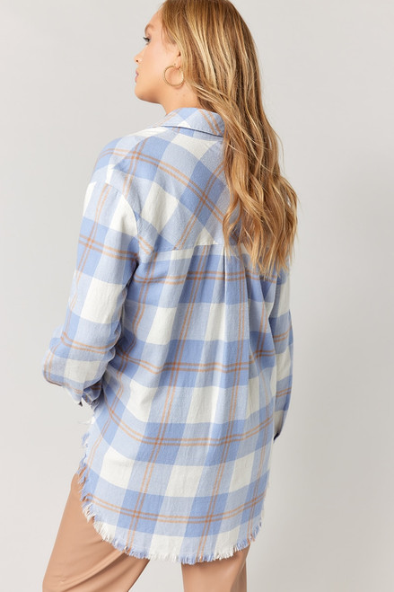 Blair Plaid Button Down Top