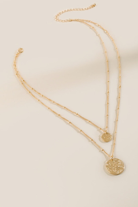 Hailey Layered Coin Necklace