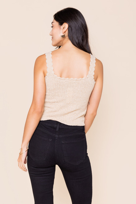 Alicia Scalloped Tank Top