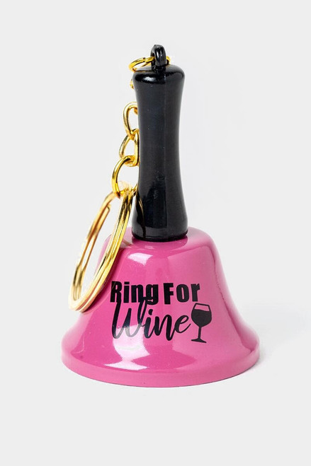 Ring For Wine Bell Keychain