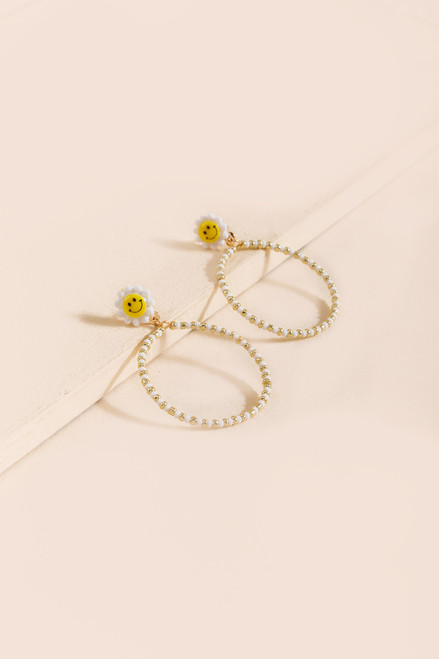 Jessie Smiley Face Drop Earrings