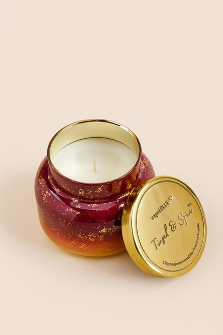 capri BLUE® Tinsel & Spice Signature Candle Jar | 19oz