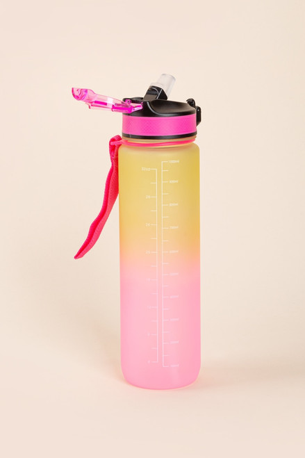 MAYIM Thin Motivational Hydrate Water Bottle