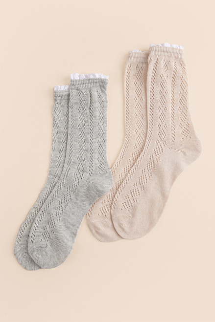 Blaire Fancy Knit Socks