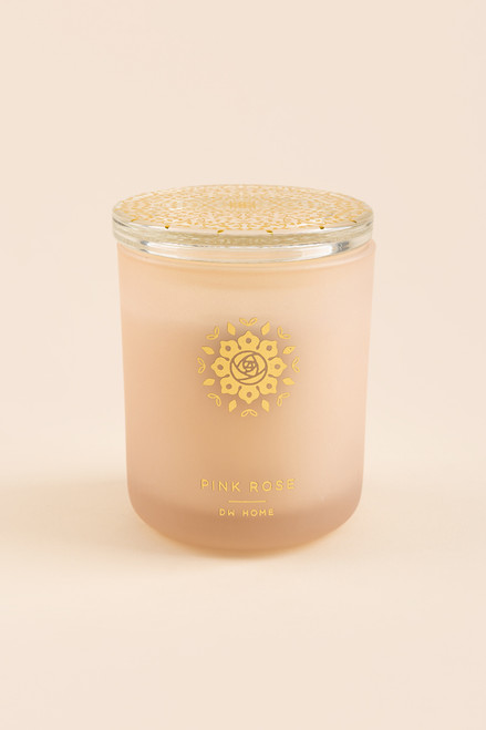 DW Home Pink Rose Candle 9oz