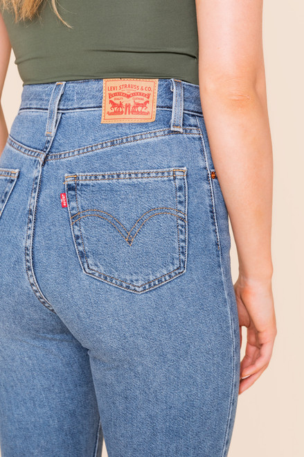 Levi's® High Waist Straight Mom Jeans