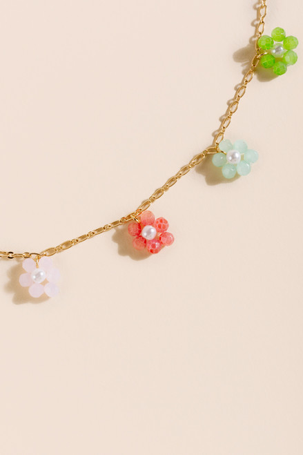 Luna Flower Choker Necklace