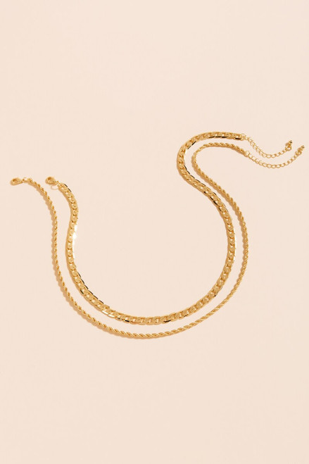 Lorrie Thick Curb Chain Necklace