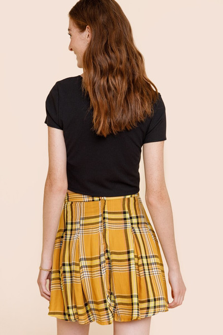 Dione Pleated Mini Skirt