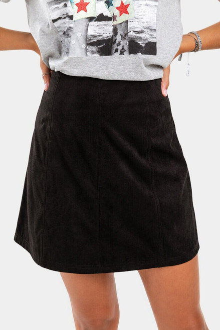 Julianne Faux Suede Mini Skirt