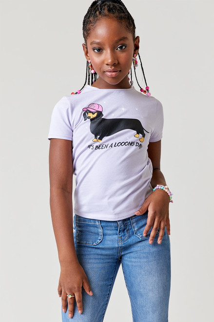 Franki It's Been A Long Day Graphic Tee for Girls