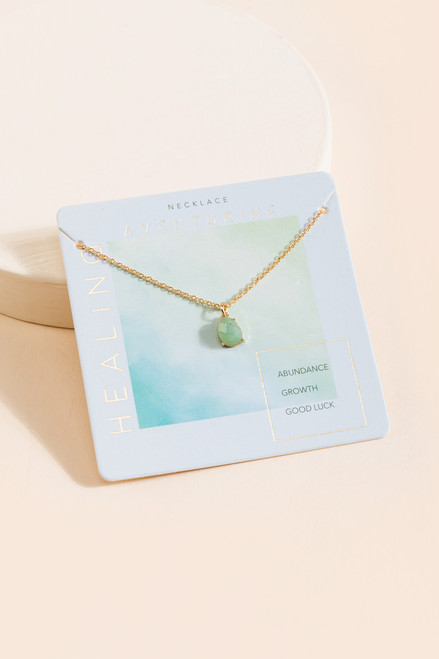 Mandy Amazonite Pendant Necklace