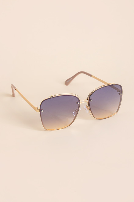 Christine Slim Metal Sunglasses