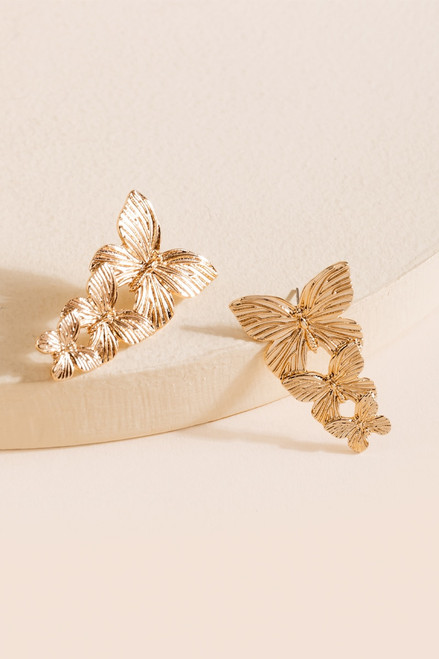 Sonja Butterfly Chandelier Earrings