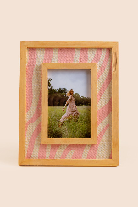 SHIRALEAH Melrose Picture Frame Pink
