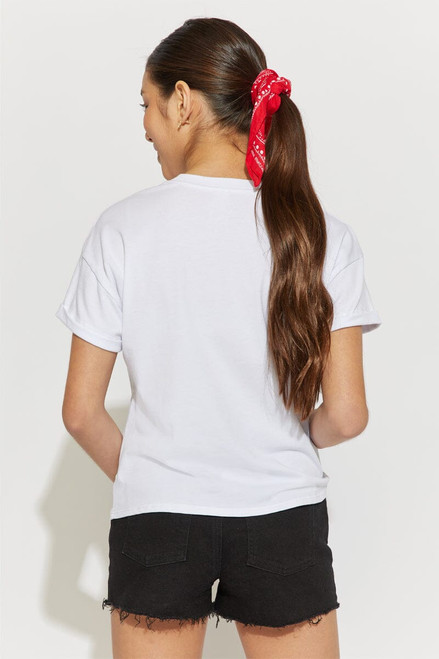 Hello Franki Top Hat Frenchie Tee for girls