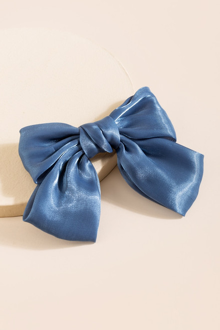 Lauren Shimmer Bow Barrette