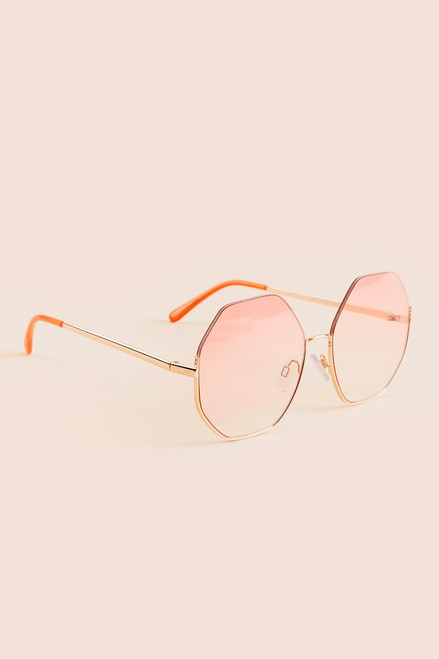 Bria Octagon Frame Sunglasses