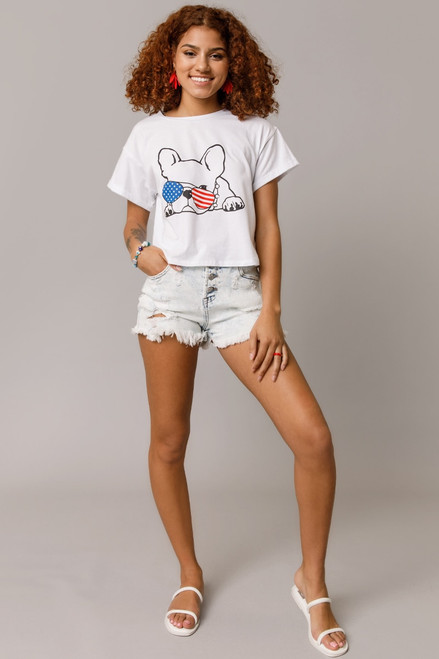 Patriotic Puppy Tee