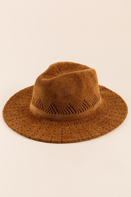 Danielle Open Weave Panama Hat