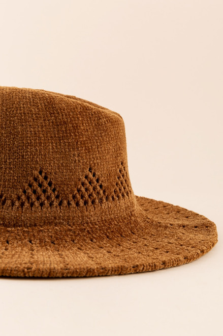 Danielle Open Weave Panama Hat