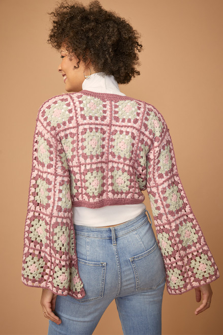 Becca Crochet Cropped Sweater