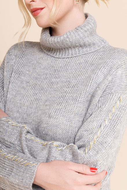 Diane Turtleneck Pullover Sweater