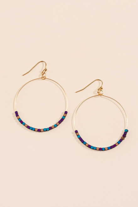 Milla Beaded Drop Earrings