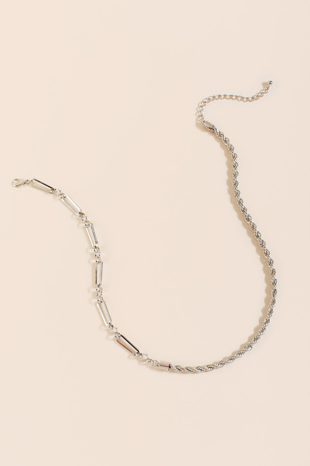 Wren Twist Paperclip Chain Necklace