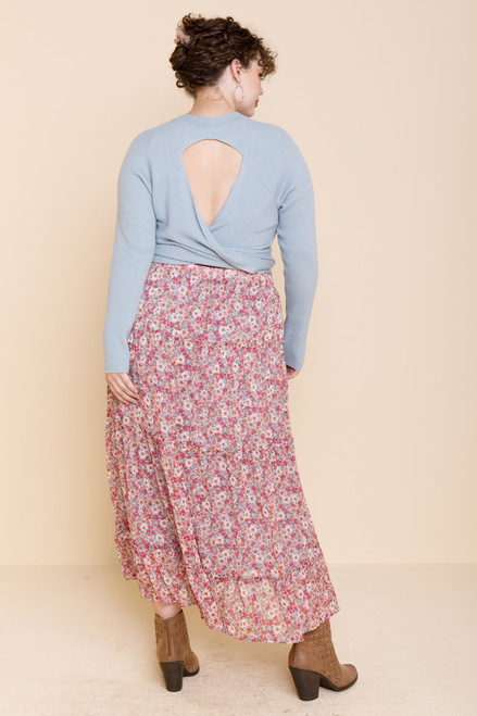 Miranda Tiered Floral Maxi Skirt