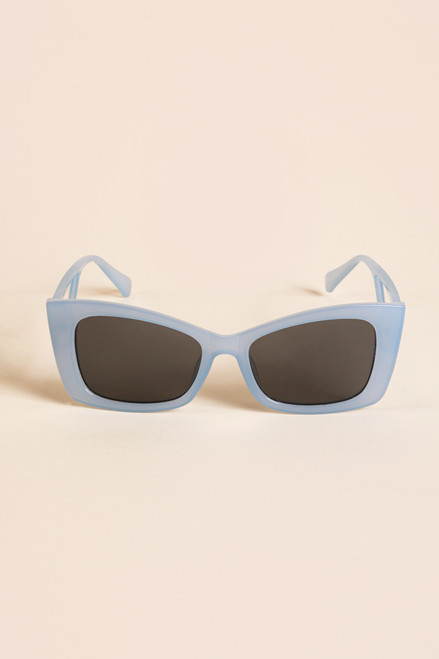 Melody Milky Square Sunglasses